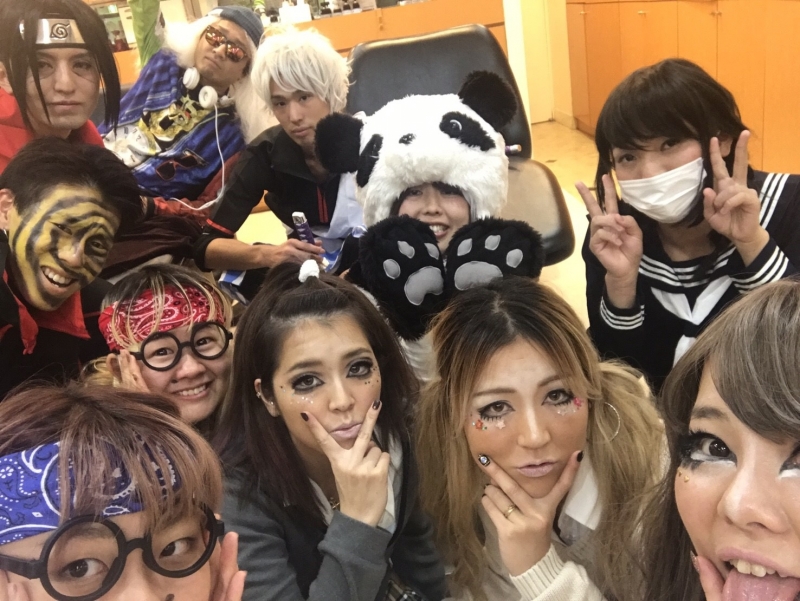 ハロウィンコスプレ営業