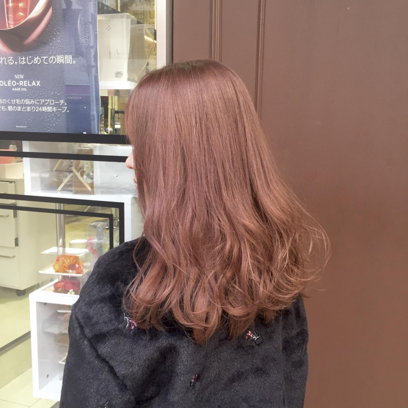 夏子です！冬カラーpink coral brown❤︎