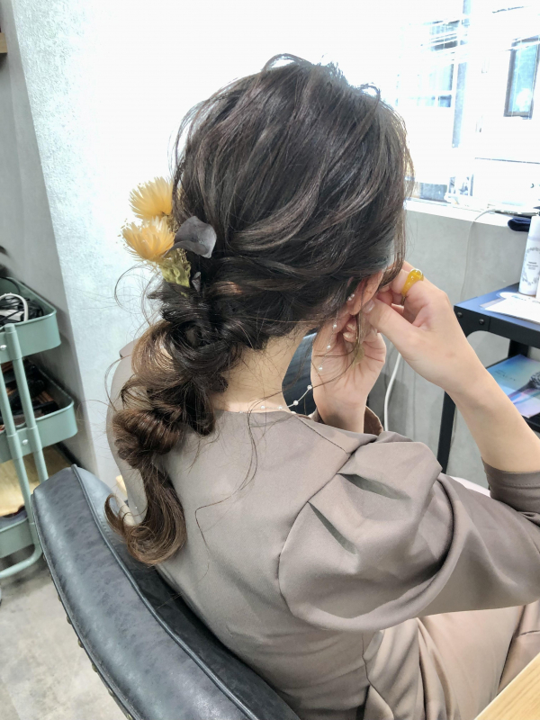 【CRES吉岡俊】素敵な編みおろしヘアアレンジ★