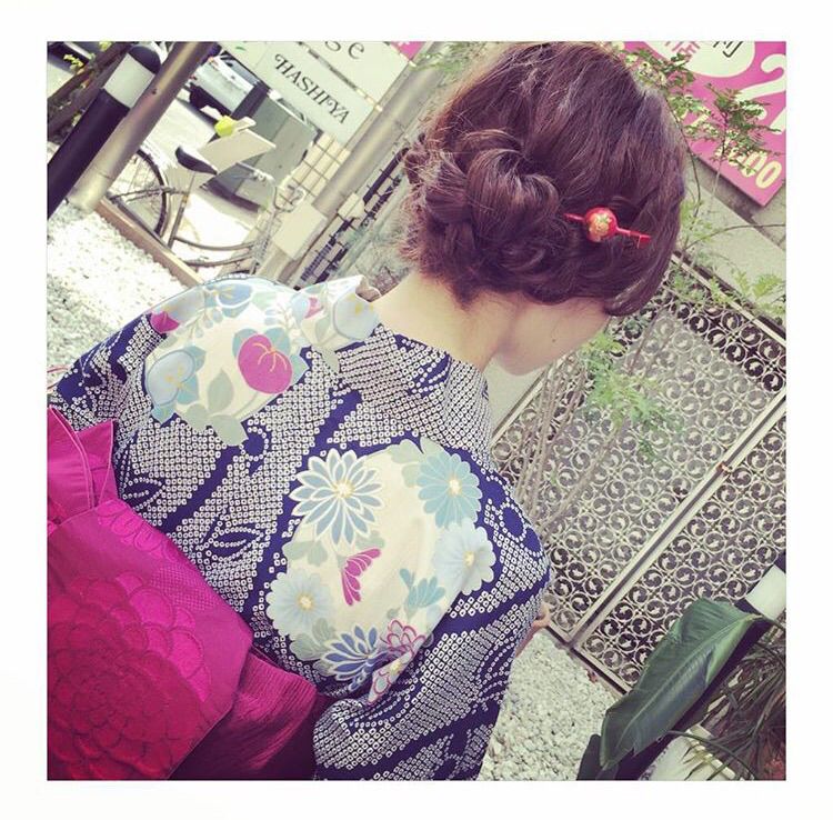 立川で浴衣のヘアアレンジならangeへお任せください