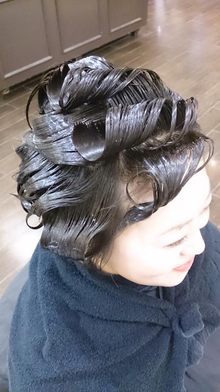 とあるサロンでのヒトコマ(ハイブリッドカラー5)
