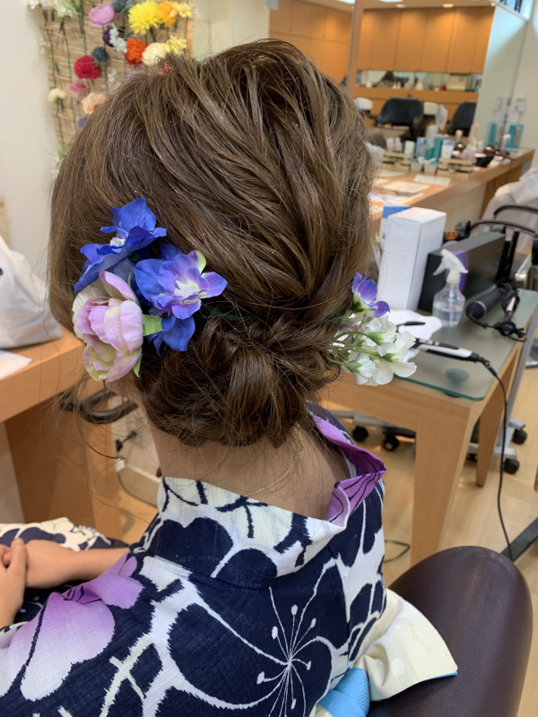 浴衣ヘアアレンジ2019